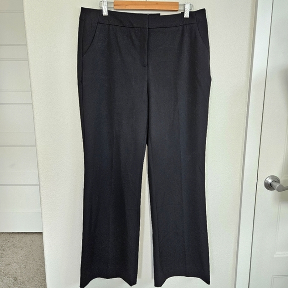 NWT!!! Chicos So Slimming Trousers Dress Pants Size 2R/US 12R Black Stretch - Picture 1 of 9